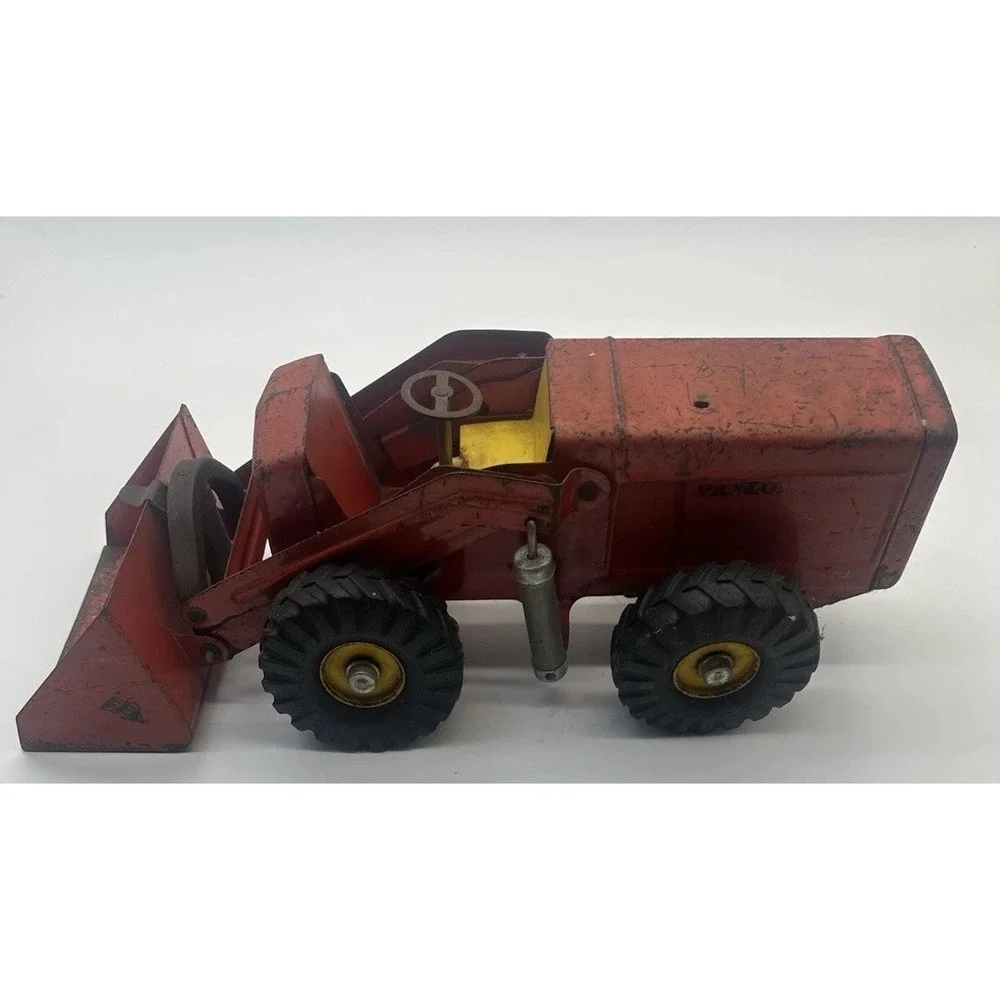 VINTAGE 1950'S NYLINT HOUGH PAYLOADER PRESSED STEEL FRONT END LOADER TRACTOR TOY